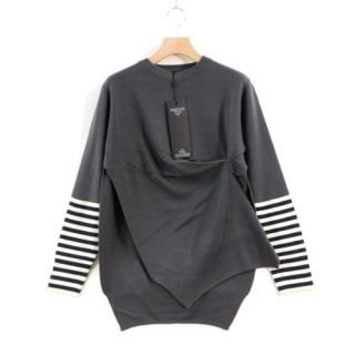 rokh ���� 20AW KNITED PINCH SWEATER �˥å� S ���졼