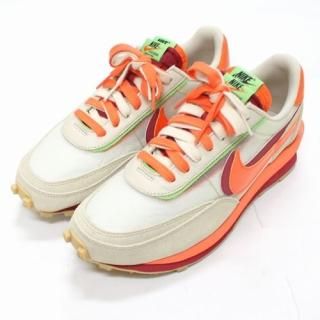 NIKE  sacai CLOT LDWAFFLE / S /C / Orange Blaze ʥ LDåե  US9.5 27.5cm