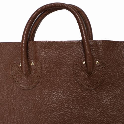 YOUNG&OLSEN ヤング＆オルセン EMBOSSED LEATHER TOTE M エンボス ...