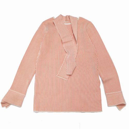 PHEENY フェニー 21AW Stripe smooth bowtie knit ストライプ