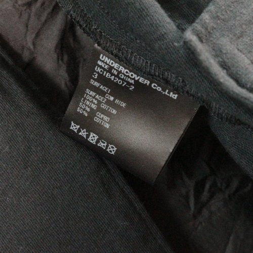 UNDERCOVER アンダーカバー 22SS プリントCS切替 ライトレザー