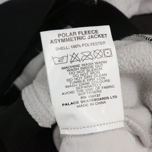 PALACE パレス 21AW POLAR FLEECE ASYMMETRIC JACKET フリース