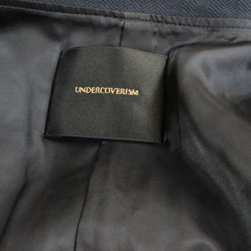 UNDERCOVER アンダーカバー 14AW ライナー付 W/C ステンカラーコート 2 ネイビー -  ブランド古着買取・販売unstitchオンラインショップ