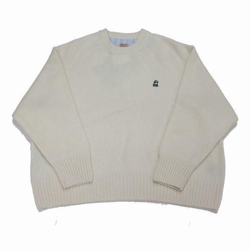 the Shepherd UNDERCOVER ザシェパード アンダーカバー 22AW Alp/WヨークSTクルーニット 4 オフホワイト -  ブランド古着買取・販売unstitchオンラインショップ