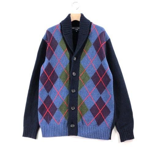 COMME des GARCONS HOMME ショールカラーカーディガン M