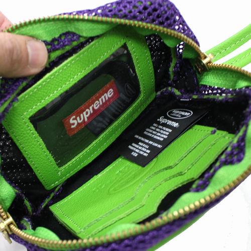 Supreme シュプリーム 22SS Vanson Leathers Cordura Mesh Wrist Bag