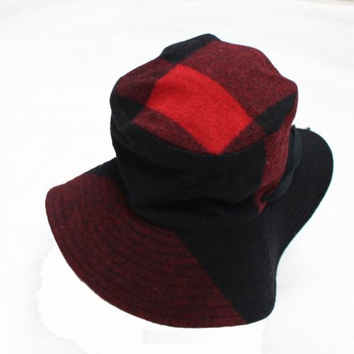 ENGINEERED GARMENTS × WOOLRICH 18AW Crusher Hat - Big Plaid Wool