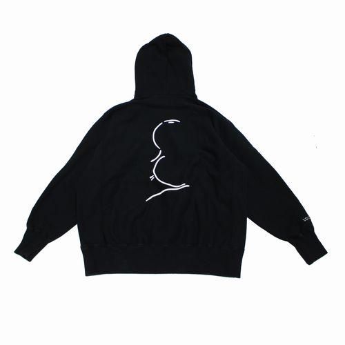 UNDERCOVER アンダーカバー 22AW 脇フライスHOODIE HITCHCOCK DEFORMED 