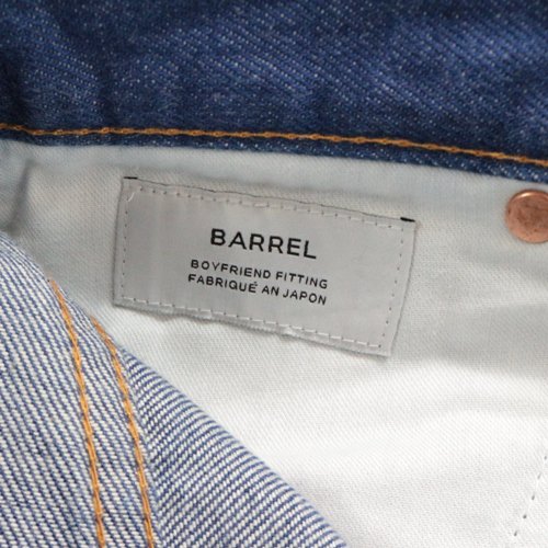 SERGE de blue サージ バレル BARREL デニムパンツ 23 インディゴ