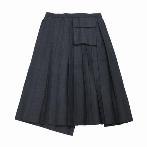 美品 メンズ 2022AW UNDERCOVER アンダーカバー アーカイブ PLEAT SKIRT プリーツスカート 3/グレー【2400013425377】