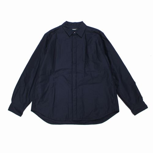 UNDERCOVER アンダーカバー 22AW 中綿比翼シャツ 4 ネイビー