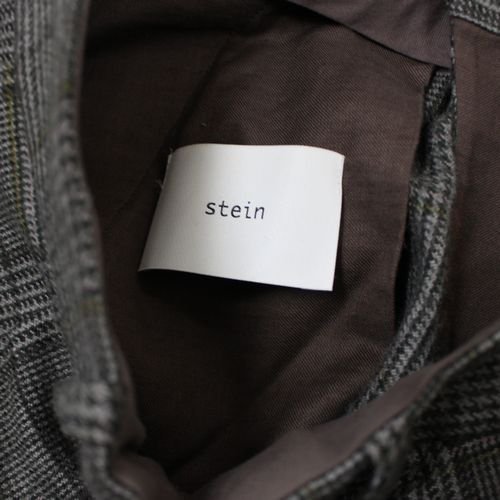 Stein シュタイン 20AW WIDE TAPERED TROUSERS Glen Check グレン ...