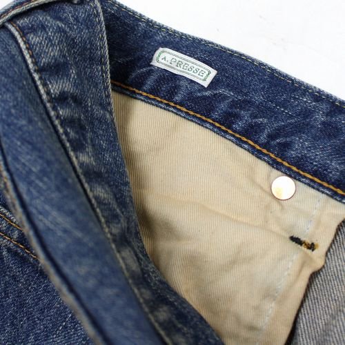 A.PRESSE アプレッセ 22SS Washed Denim Wide Pants ワイド ウォッシュ