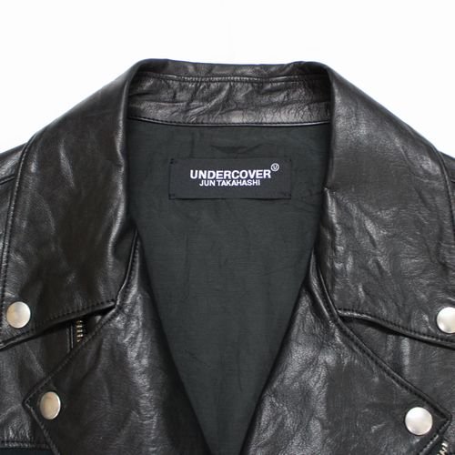 UNDERCOVER アンダーカバー 22SS プリントCS切替 ライトレザー 