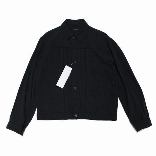 COMOLI コモリ 21SS シルクネップジャケット TYPE-1ST 1 ブラック