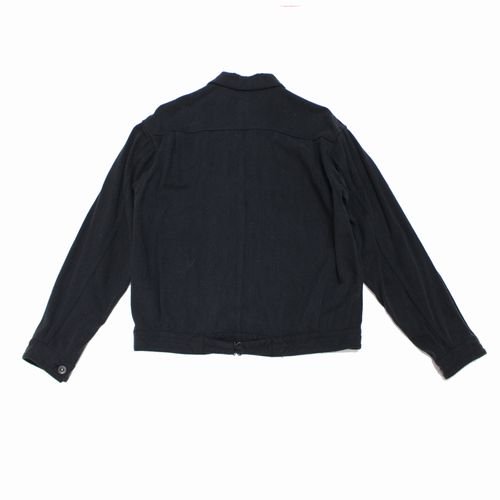 COMOLI コモリ 21SS シルクネップジャケット TYPE-1ST 1 ブラック