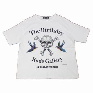 RUDE GALLERY  THE BIRTHDAY 22AW SKULLSWALLOW-T T S ۥ磻