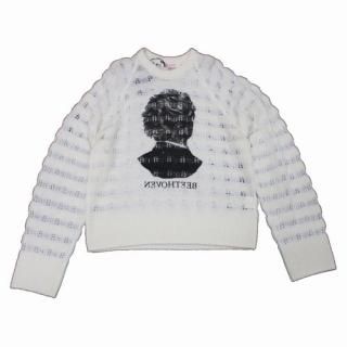 MASU ���२���桼 22AW  REVERSE BEETHOVEN SWEATER �˥å� 46 ���եۥ磻��