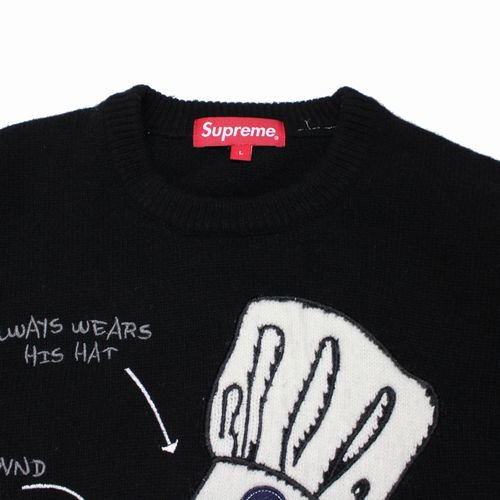 Supreme シュプリーム 22AW Doughboy Sweater ニット L ブラック