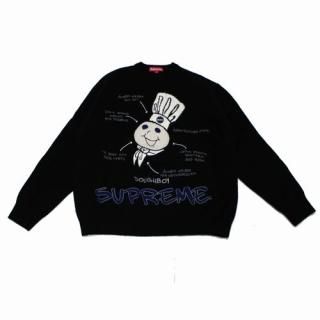 Supreme ����ץ꡼�� 22AW Doughboy Sweater �˥å� L �֥�å�
