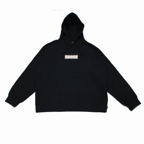 Supreme シュプリーム 22SS Burberry Box Logo Hooded Sweatshirt バーバリー ボックスロゴパーカー XL  ブランド古着買取・販売unstitchオンラインショップ