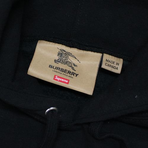 Supreme シュプリーム 22SS Burberry Box Logo Hooded Sweatshirt バーバリー ボックスロゴパーカー XL  - ブランド古着買取・販売unstitchオンラインショップ