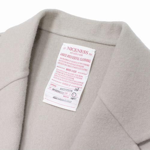 NICENESS ナイスネス 22AW ANDERSON S120メルトンシングルジャケット M