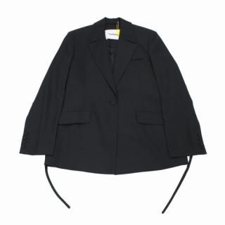 Nanushka �ʥ̡����奫 22SS MARIKO Summer suiting tie-waist blazer ���㥱�å� XXS �֥�å�