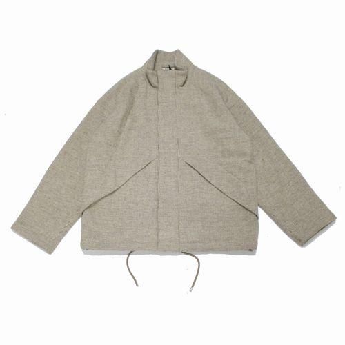 AURALEE オーラリー 22AW WOOL HAIRLINE LIGHT TWEED ZIP BLOUSON 