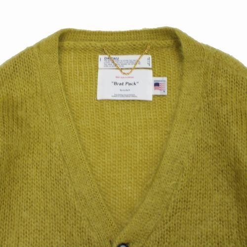 DAIRIKU ダイリク 21AW K-ATM ACRMTSM 別注 Molly Mohair Knit モヘアカーディガン ONE イエロー  ブランド古着買取・販売unstitchオンラインショップ