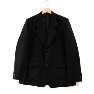 MATSUFUJI �ޥĥե� 21AW WOOL 2BUTTON TAILORED JACKET ������2�ܥ���ơ��顼�ɥ��㥱�å� 3 �֥�å�