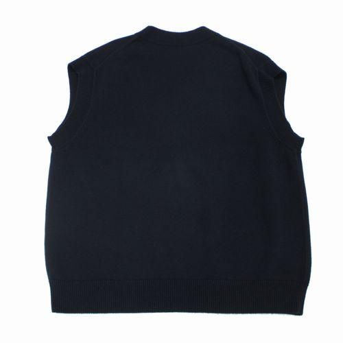 STUDIO NICHOLSON 22AW FELIZ MERINO COTTON KNITTED VEST SNM