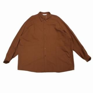 DIGAWEL �ǥ��������� 22AW Side Pocket Oversized Shirt �����ɥݥ��åȥ����С������������ 2 �֥饦��