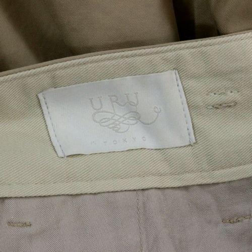 URU ウル 19SS COTTON 2TUCK PANTS コットン2タックパンツ 2 ベージュ