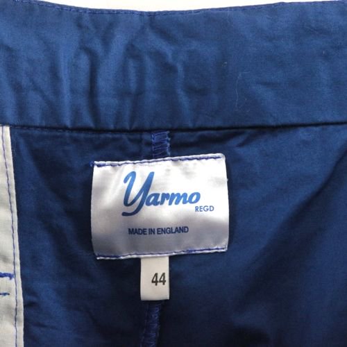 Yarmo ヤーモ 16SS テーパードイージーパンツ 44 ブルー - ブランド