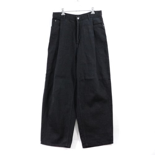 URU ウル 22SS COTTON DENIM (ONE WASH) - TUCK WIDE