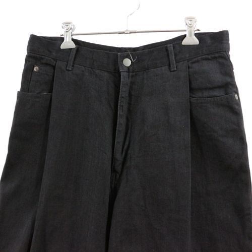 URU ウル 22SS COTTON DENIM (ONE WASH) - TUCK WIDE タックワイド