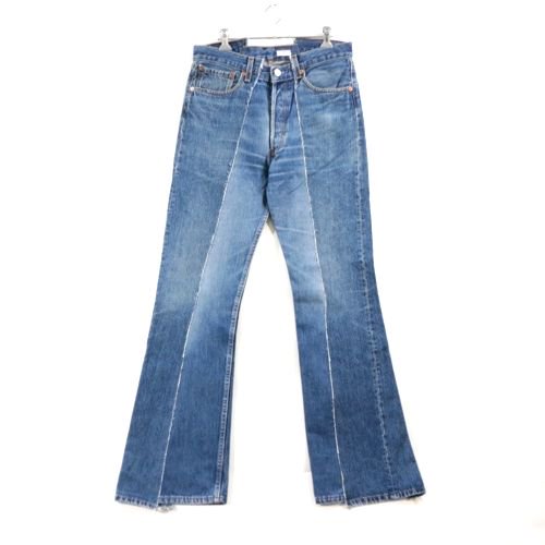 OLDPARK オールドパーク W POCKET FLARE JEANS フレア ジーンズ M