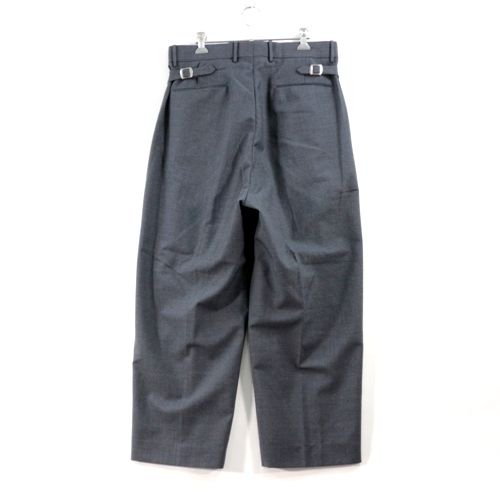 Steven Alan スティーブンアラン MGD IN 2PLEATED DRESS TROUSERS パンツ L グレー -  ブランド古着買取・販売unstitchオンラインショップ