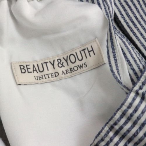 BEAUTY&YOUTH ビューティー&ユース シアサッカー 2P イージーパンツ L