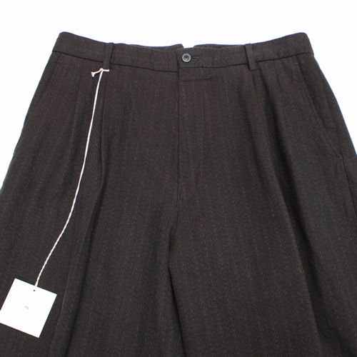 yoko sakamoto ヨーコサカモト 22AW Work Baggy Trousers パンツ M ブラウン -  ブランド古着買取・販売unstitchオンラインショップ