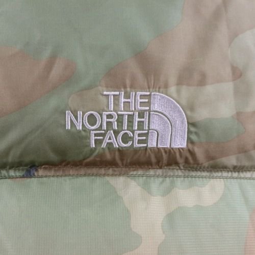 THE NORTH FACE ザ・ノースフィス 700フィル NUPTSE VEST ヌプシ ダウンベスト 迷彩 XXL カーキ -  ブランド古着買取・販売unstitchオンラインショップ