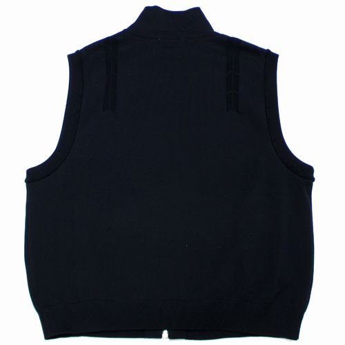 YASHIKI ヤシキ attic別注 zip up vest ジップアップベスト 2 ブラック