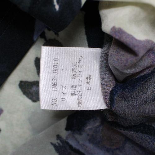ISSEY MIYAKE イッセイ ミヤケ 96AW 花柄 総柄 カットソー L ネイビー 