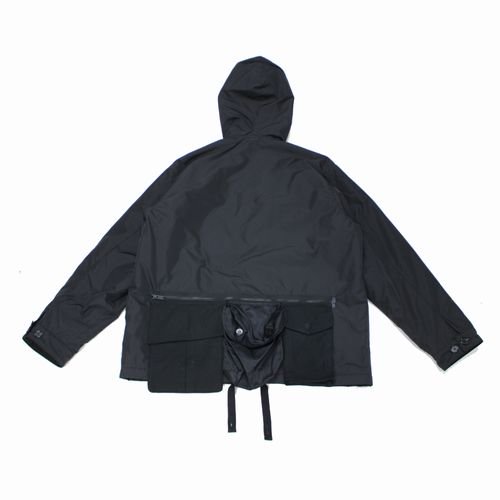 UNDERCOVER ISM アンダーカバー イズム 22AW ポケット付フードコーチジャケット 5 ブラック -  ブランド古着買取・販売unstitchオンラインショップ