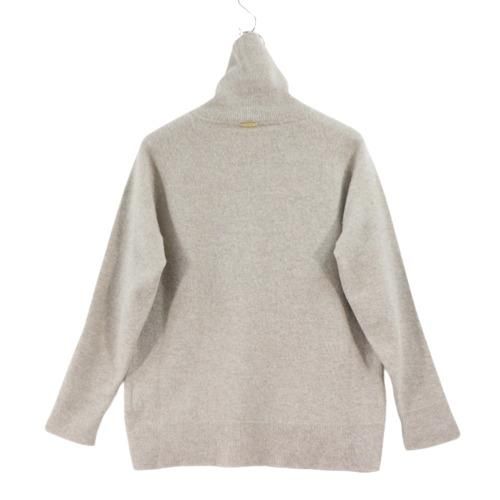 MUSE de Deuxieme Classe ミューズ ドゥーズィエムクラス 17AW CHESSタートルネックニット ベージュ -  ブランド古着買取・販売unstitchオンラインショップ