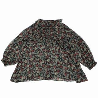 HUG O WAR ϥ 22AW DEVEAUX flower print frilled blouse ֥饦 ֥å
