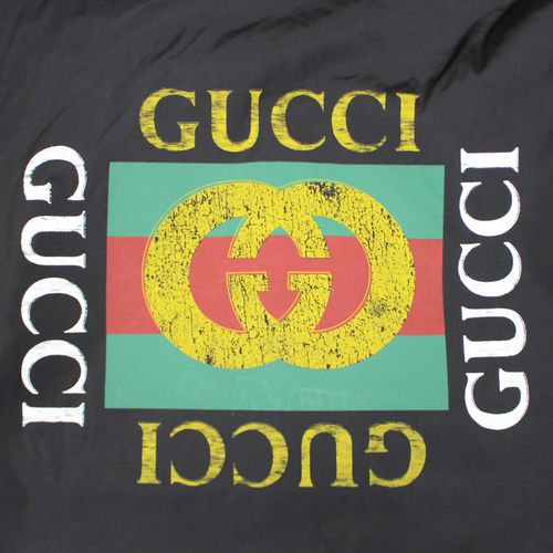 GUCCI グッチ 18SS GIUBBOTTO ナイロンジャケット 50 ブラック - ブランド古着買取・販売unstitchオンラインショップ