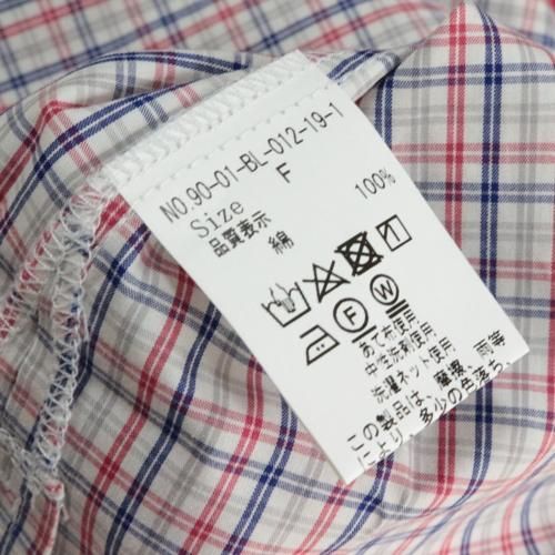 chambre de charme シャンブルドゥシャーム 19SS チェック プル