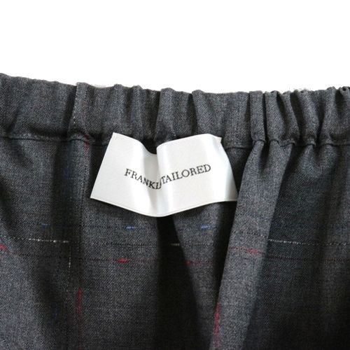 FRANKLIN TAILORED フランクリーンテーラード Kasuri Sarouel サルエルパンツ 48 グレー -  ブランド古着買取・販売unstitchオンラインショップ